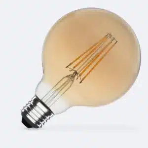 Ampoule LED Ambrée Ronde GM E27