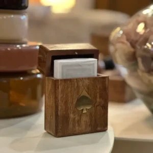 Étui en Bois Cartes