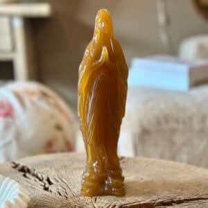 Vierge Prière Vieille Cire