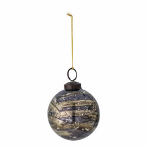 Boule de Noël Contes Bibelot gris