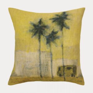 Housse de coussin Camion Verde 50x50 _ Maison Levy