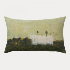 Housse de coussin Deux palmiers 30x50 _ Maison Levy