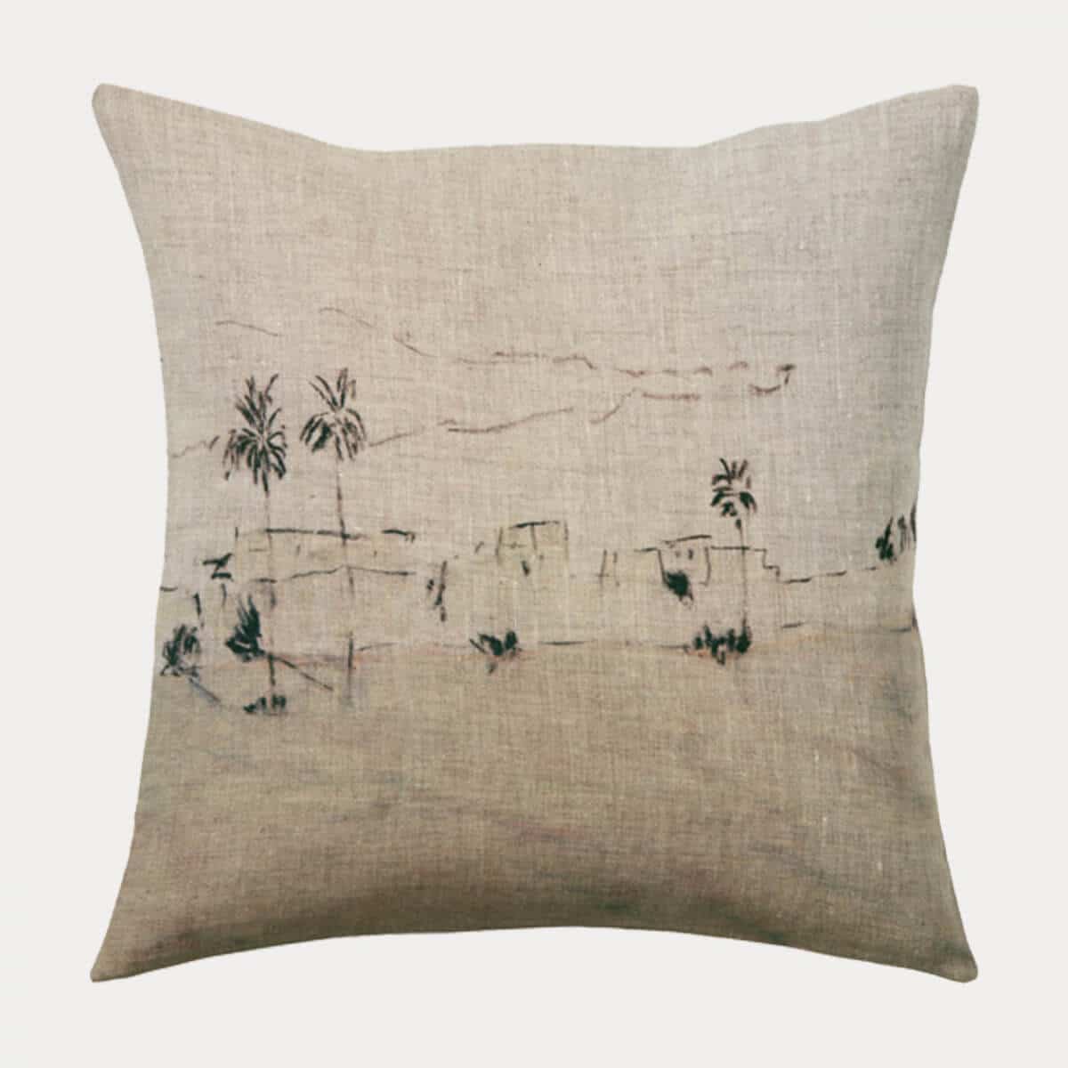 Housse de coussin Remparts 50x50 _ Maison Levy