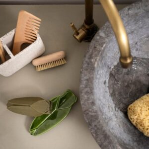 Porte savon cigale Vert - Accessoire salle de bain - Monochromic