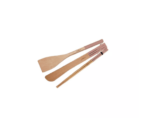 Vertbaudet - Kit Ustensiles De Cuisine En Bois Pour Enfant | Marmite, Poêle, Couverts, Assiettes (Dès 2 Ans)