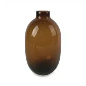 Vase Alan verre ambré