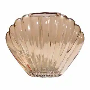 Vase Coki Verre Beige
