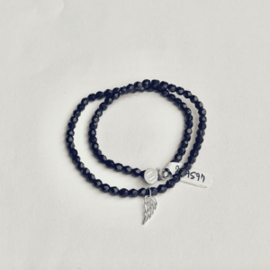 Bracelet Perles Aile, Différentes Coloris | Têtes Blondes - Bleu Marine
