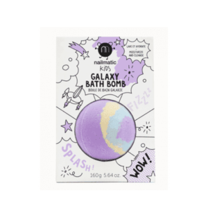 Boule de bain violette jaune et bleu le tout en une