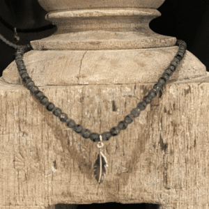 Bracelet Perles Plume, Différentes Coloris | Têtes Blondes - Gris