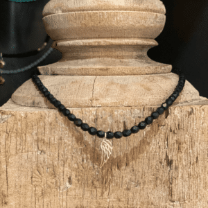Bracelet Perles Aile, Différentes Coloris | Têtes Blondes - Noir mat