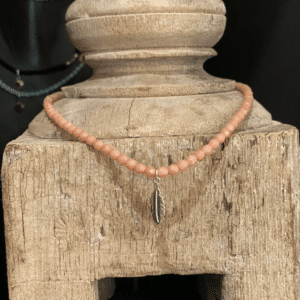 Bracelet Perles Plume, Différentes Coloris | Têtes Blondes - Rose