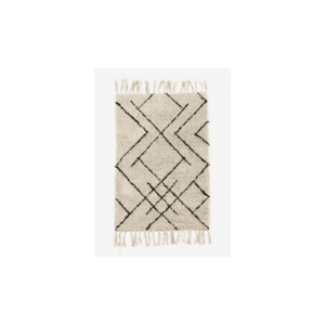 Tapis fais en deux matières coton et latex