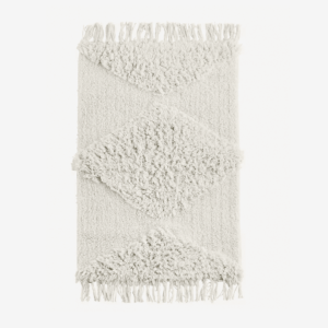 tapis salle de bain blanc
