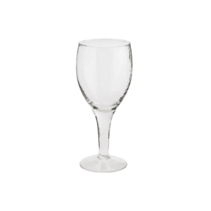 Verre à vin en verre simple et transparent