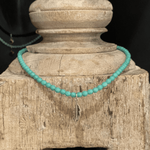 Bracelet Perles Plume, Différentes Coloris | Têtes Blondes - Vert