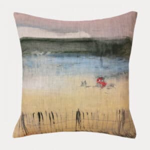 Housse de coussin Tracteur Rouge
