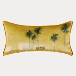 Housse de coussin Velours Camiòn verde 44x22