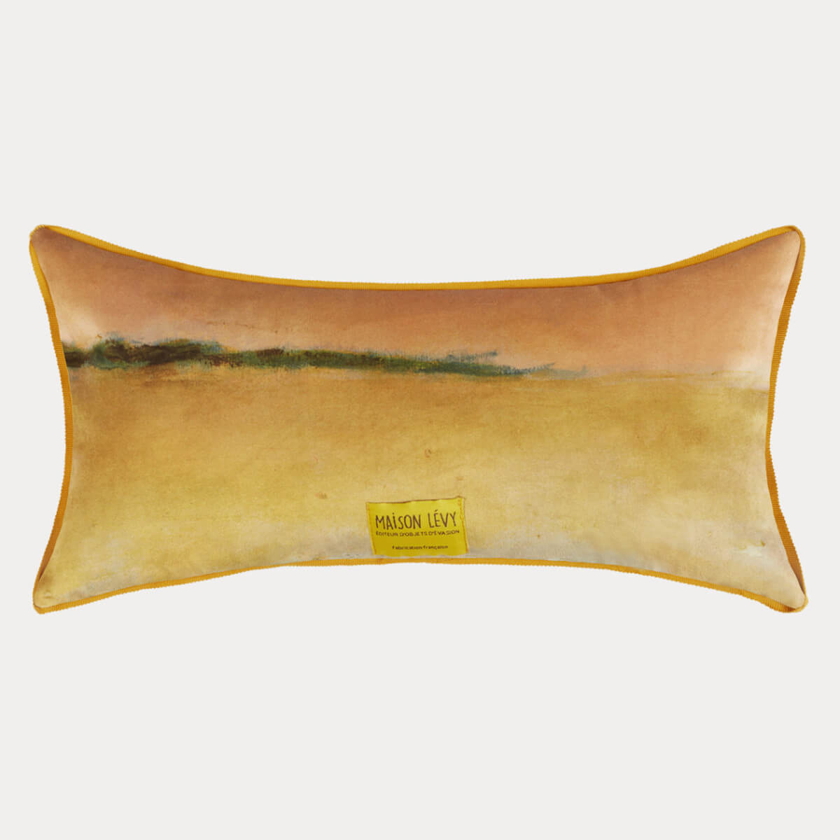 Housse de Coussin Velours Isla Lejana 44x22 Verso