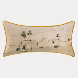 Housse de coussin Velours Remparts 44x22