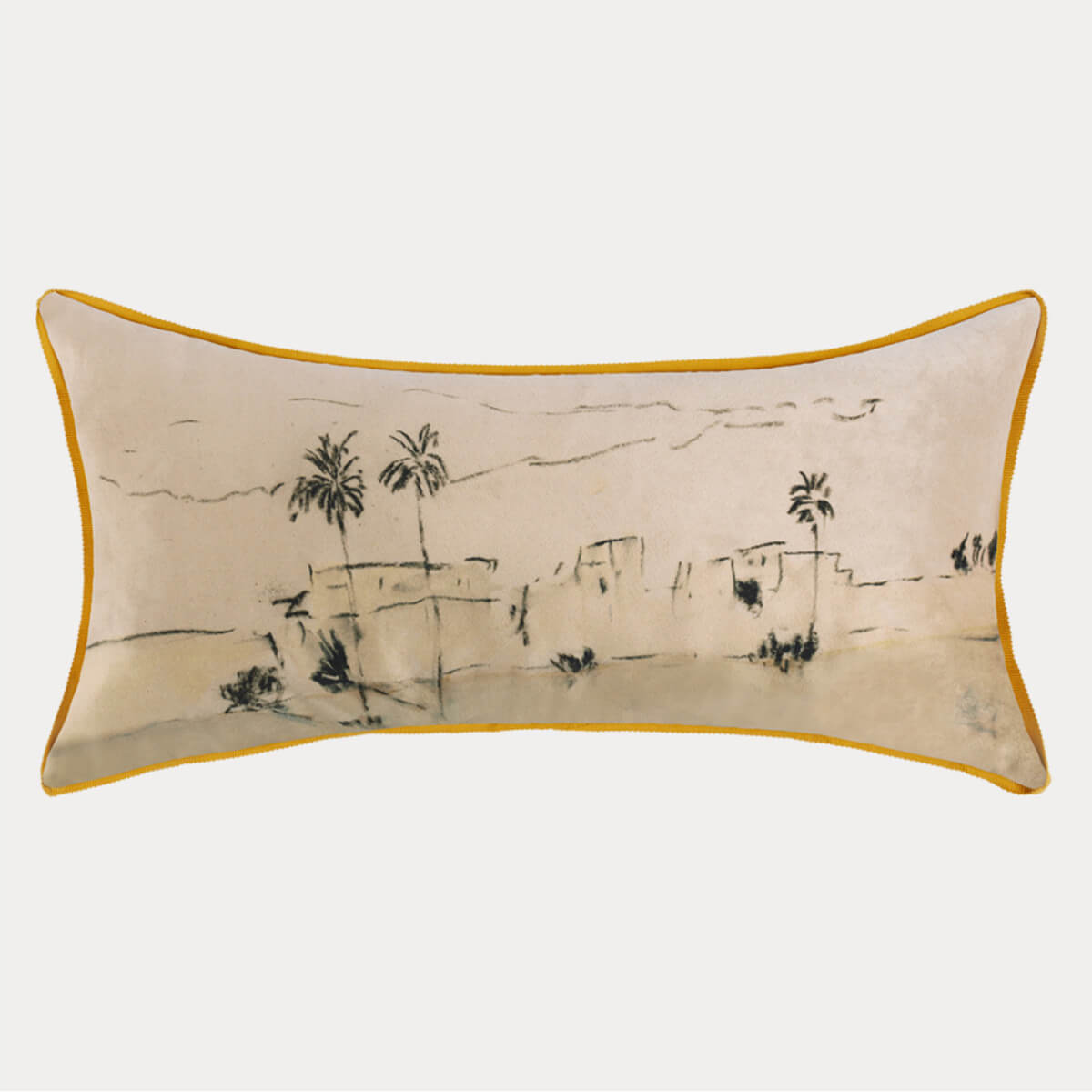 Housse de coussin Velours Remparts 44x22