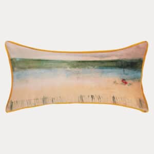 Housse de coussin Velours Tracteur Rouge 44x22