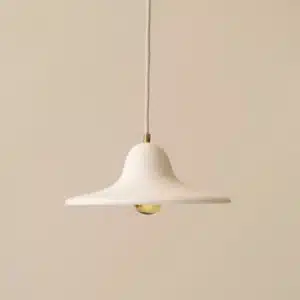 Suspension en Céramique GIGARO Chaux Blanche L