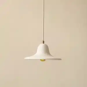 Suspension en Céramique GIGARO Chaux Blanche M