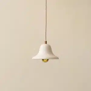 Suspension en Céramique GIGARO Chaux Blanche S