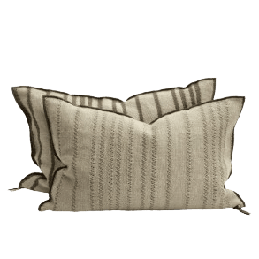 Coussin Brodée MYRE Écorce