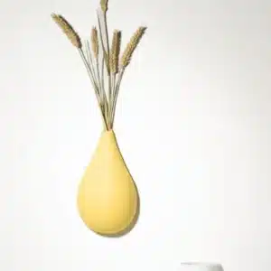 Soliflore Goutte de Terre en Céramique Jaune Citrus - Monochromic
