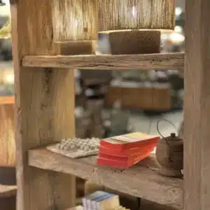 Etagère en Bois d'Orme Rustique