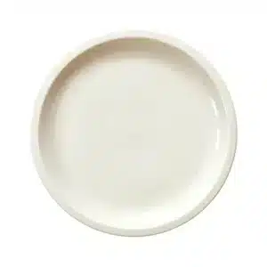 Assiette Plate Grès Émaillé CANTINE L Craie - Jars Céramistes