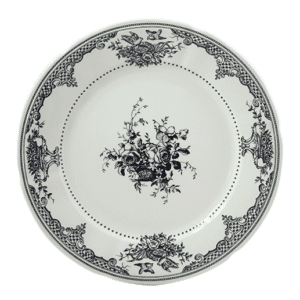 Assiette Fleurs Plate Extra Verte