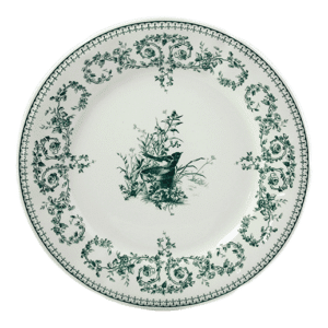 Assiette Oiseau Plate Extra Verte