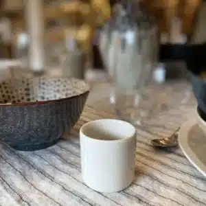Gobelet Grès Émaillé CANTINE, Différentes Tailles et Couleurs | Jars Céramistes - Craie, Taille S