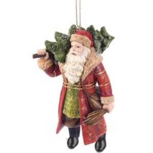 Suspension Père Noël avec Sapin