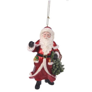 Suspension Père Noël avec Cadeaux