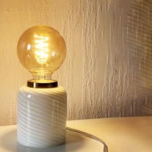 lampe basse blanche 1