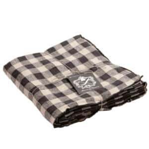 Nappe Vichy Fusain Maison de Vacances