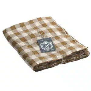 Nappe Vichy Havane Maison de Vacances