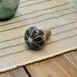 Bouchon de Bouteille Marron - Madam Stoltz