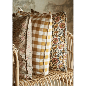 Housse de Coussin Moutarde 50x50cm