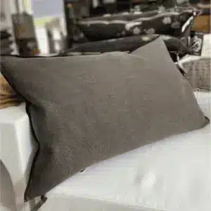 Coussin Lin Stone Castor, 40x60cm | Maison de Vacances