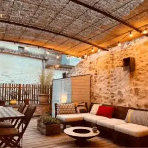 Ombrière en Fibre Coco à poser, pour pergola - Modèle A, Différentes tailles | Artisanat Français