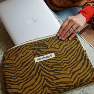 Pochette Ordinateur Zébré Tapenade