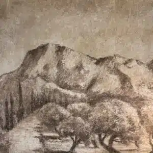 Sainte Victoire Noir et Blanc
