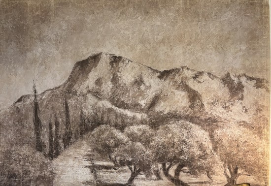 Sainte Victoire Noir et Blanc