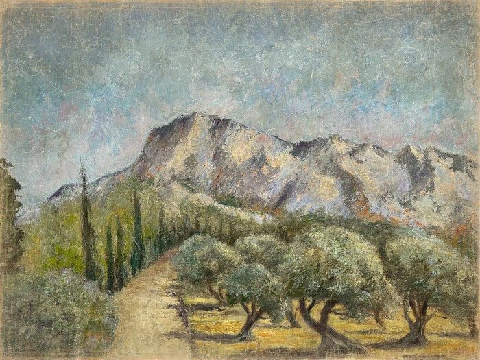 Toile Sainte Victoire 150 Couleur Alfonz
