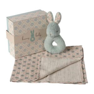 Coffret Hochet Lapin Menthe